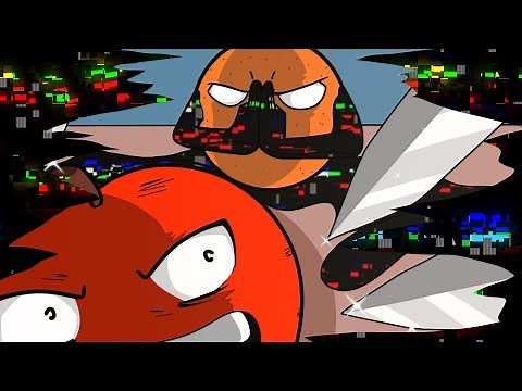 FNF HEY APPLE “SLICED” corrupted ANNOYING ORANGE vs APPLE | come learn with pibby | FNF ANIMATION