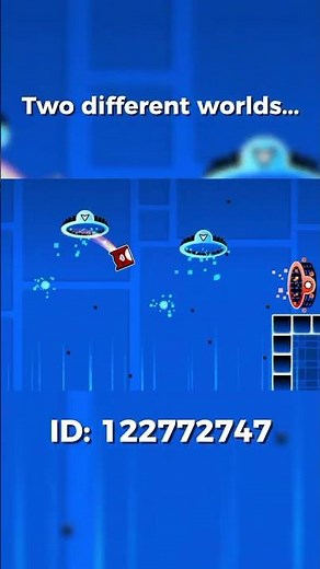 Two different worlds💔 #geometrydash #gd #shorts #fyp #viralvideo #slowedandreverb #music