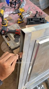 Seperti ini membuat rell bawah pintu sliding #fblifestyle | WELDER TASIK