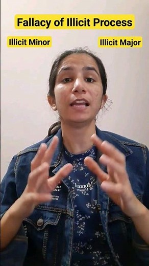 3. Fallacy of Illicit Process/Illicit Major/Illicit Minor | Formal Fallacies/UGC NET Paper-1 #ugcnet