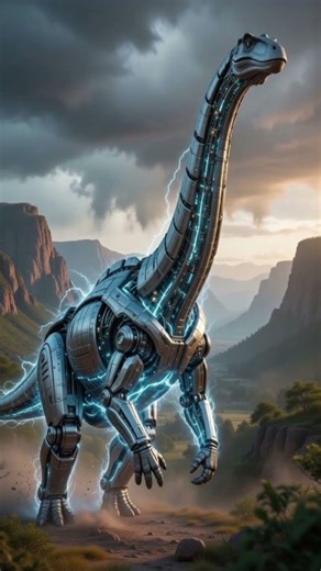 ⚡ Electric Robot: Rise of the Dino Transformer 🦖#ElectricRobot #RobotToDinosaur #DinoTransformation