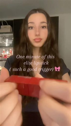 Asmr tapping & scratching on lipstick #asmr #girly #tapping #scratching #sleep #tingles #makeup