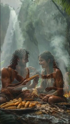 🌿 “Echoes of the First Heartbeat | A Prehistoric Love Story
