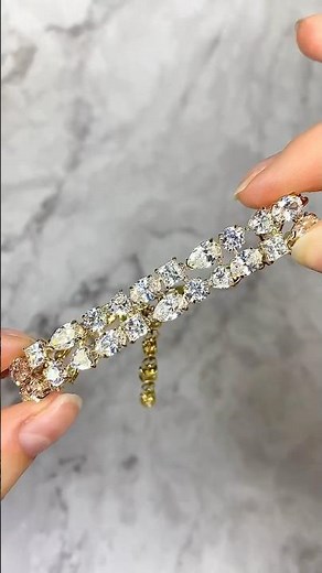 NEW Swarovski Mesmera Miced Cuts Gold Bracelet ✨⭐️💫