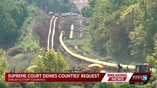 KCCI investigates: US Supreme Court won't hear Shelby, Story counties' case over pipeline rules