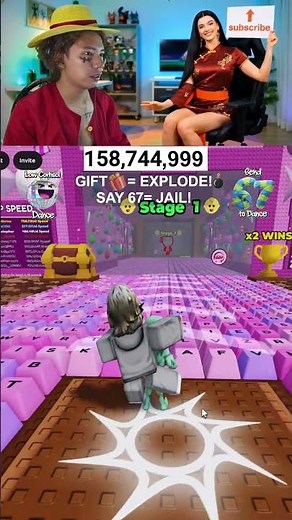 +1 SPEED KEYBOARD ESCAPE LIVE!!🤪Playing with subs!! 🤩 PART 308