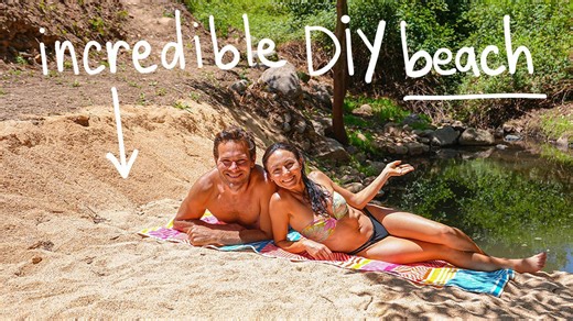 Discover how we made our own beach paradise