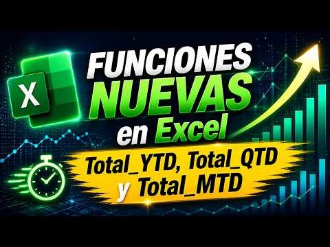 🔥 NEW Excel Functions - Total_YTD, Total_QTD and Total_MTD