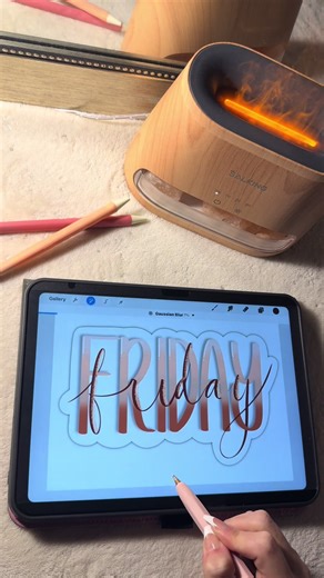 Hand Lettering Techniques Using Procreate Brushes