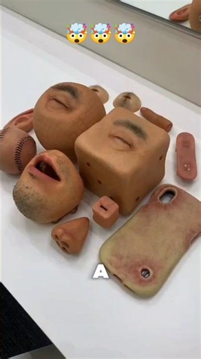 AI or Real? Ultra Realistic Silicone Human Model🤯🤯 #audio #shorts