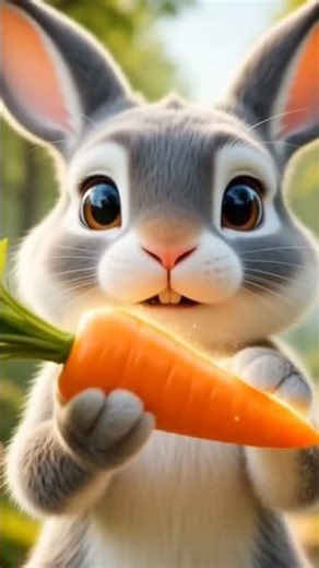 Cutie Rabbit finds a magical carrot 😍