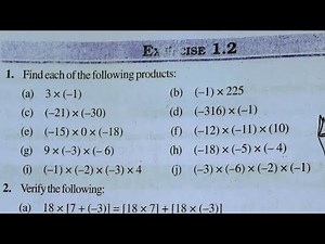 Class 7th maths | Exercise 1.2 | Chapter 1 | Integers | NCERT Solution | New Edition | 2025 |
