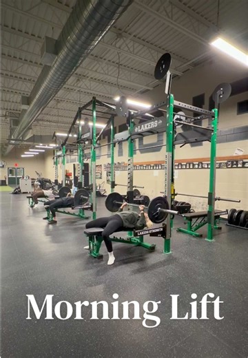 join us for our 5:30am lift 🫶🏼 morning workouts are so much better with friends #workoutroutine #lifting #fitness #workout #gym