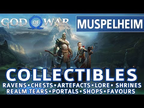 God of War - Muspelheim All Collectible Locations (Ravens, Chests, Artefacts, Shrines) - 100%