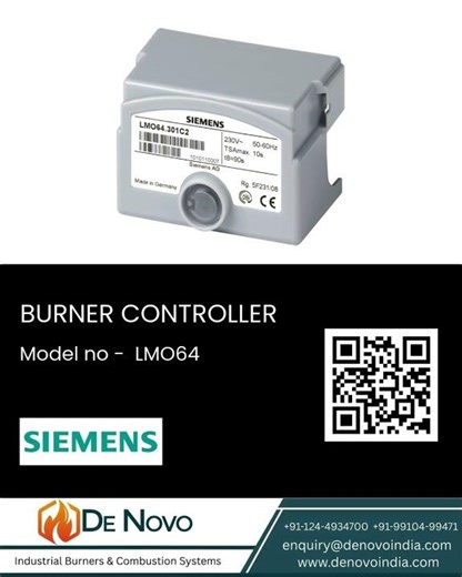 🔥 Siemens Burner Controller LMO64 Smart & Safe Control for Industrial Burners