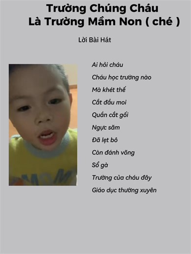 Ai Hỏi Cháu: Học Trường Nào?