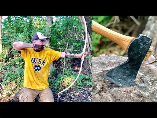 FORGE AN AXE AND CARVE A LONG BOW