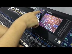 Tutorial Yamaha LS9 - Como enviar um canal para um auxiliar