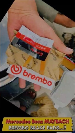 Mercedes Maybach Brake Pad Replacement | Brembo | Alpha Motors Udaipur #YouTubeShorts #CarShorts