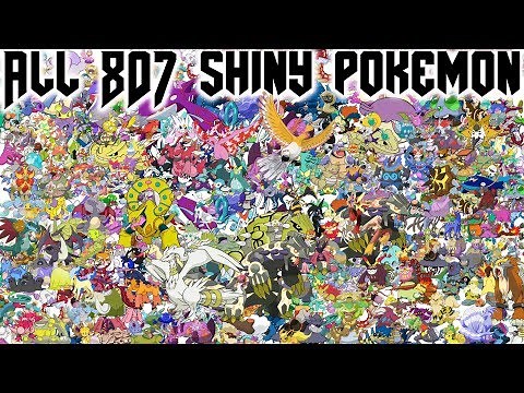 All 807 Shiny Pokemon & Cries