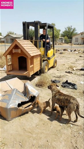 Kindness Officer 🐶 Gives Stray Dogs a New Home! #kindness #dogrescue #shorts