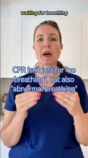 Did you know this? CPR should start when someone is unresponsive and breathing is abnormal