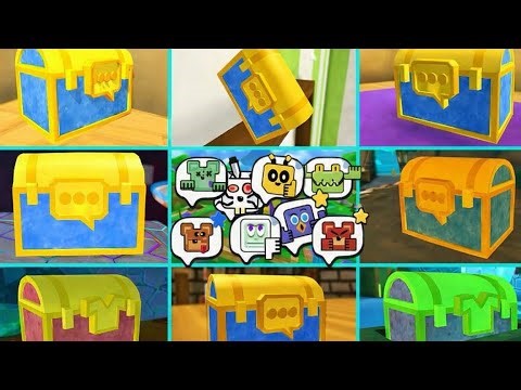 All Secret Chests With Emotes & Skins Super Bear Adventure Gameplay Walkthrough