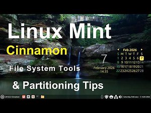 Linux Mint - Cinnamon - Drive Partition & File System Tips.