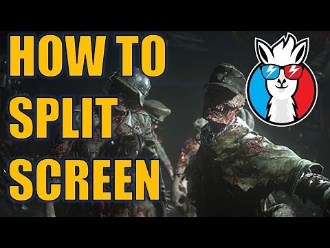 How to Split Screen Matchmaking Call of Duty WW2 Zombies