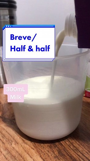 How to Make Half & Half or Breve at Home