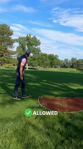 775K views · 4K reactions | Free relief from the rough into the fairway? Yes, it's possible! | United States Golf Association - USGA | Facebook