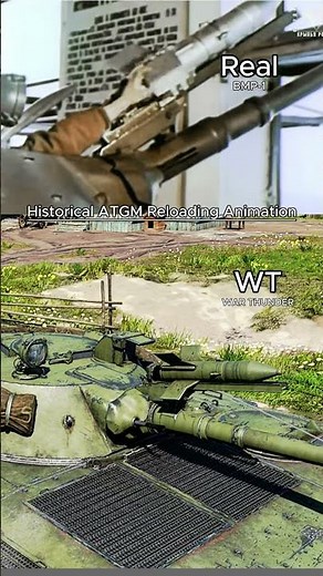 Historical ATGM Reloading Animation BMP 1 #warthunder #animation