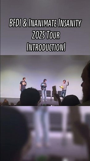 BFDI & Inanimate Insanity 2025 Tour Introduction! #tpot #bfdi #bfb #osc #inanimateinsanity