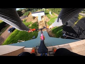 THE MINI BIKE vs HUGE AIRBAG TRICKS!!