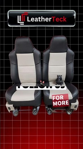 F-250 Leather Seat Covers Upgrade | Real Leather, Factory Fit