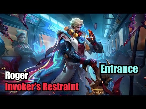 Roger Invoker's Restraint Skin Metro Zero Entrance (4K) Mobile Legends #MOBILELEGENDS