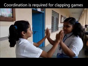 A simple clapping game with two kids