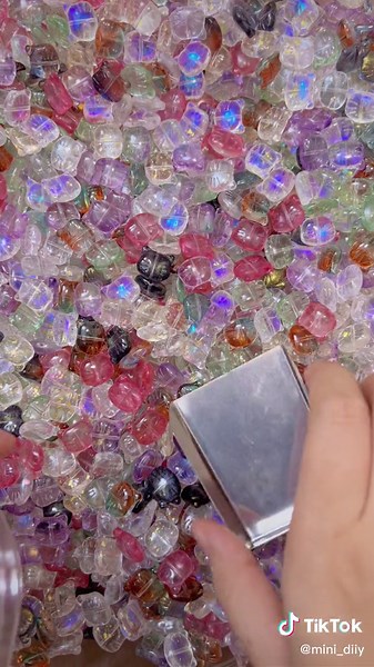 Crafting Mini Bottle Beads for Small Business - Crystal Kitty