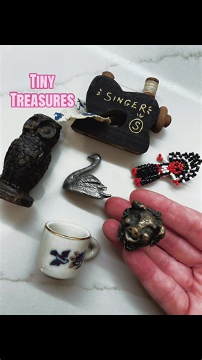 Which is your fav? #mini #tiny #minis #vintage #minature 🦢✨🦉🦢✨🦉