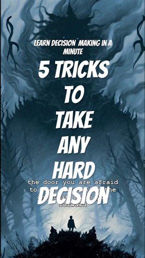 With these 5 Tricks you will be able take any hard decision #shortvideo