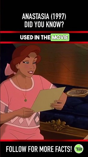 Did you know THIS about ANASTASIA (1997)? Movie Facts & Trivia 8