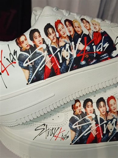 Custom Stray Kids Shoes Design with Edits