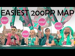 osu! | EASIEST 200PP MAP (stupid ez 206pp)