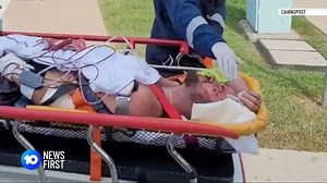 A Queensland man has narrowly escaped death by a crocodile after gouging out its eyes during an attempted death roll. | 10 News Queensland