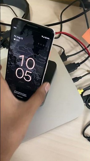 Wireless charging demo on Pixel 3
