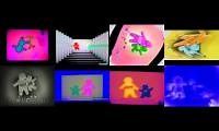 Mix of 8 videos from youtube : 8 noggin and nick jr logo collections in slows FIXED