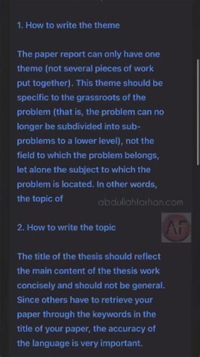 How to write Report for academic conference/meeting