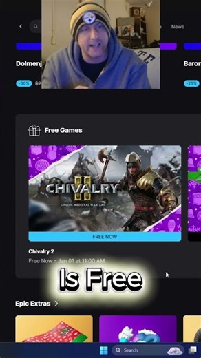 Chivalry 2 FREE on Epic Game Store 1/1/2026 #shorts #free #epicgamestore