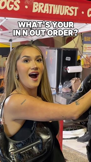 What’s your in n out order #youtubeshorts #funny