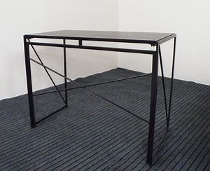 Computer Desk for Home and Office Metal Study Table Foldable Bookcase